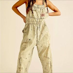 Magnolia Pearl distressed Miner Overalls